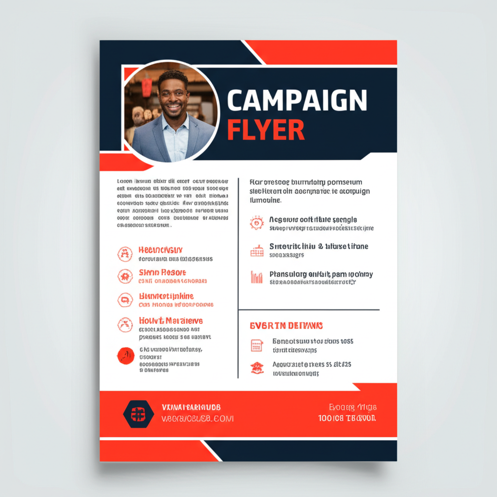 Campaign flyer