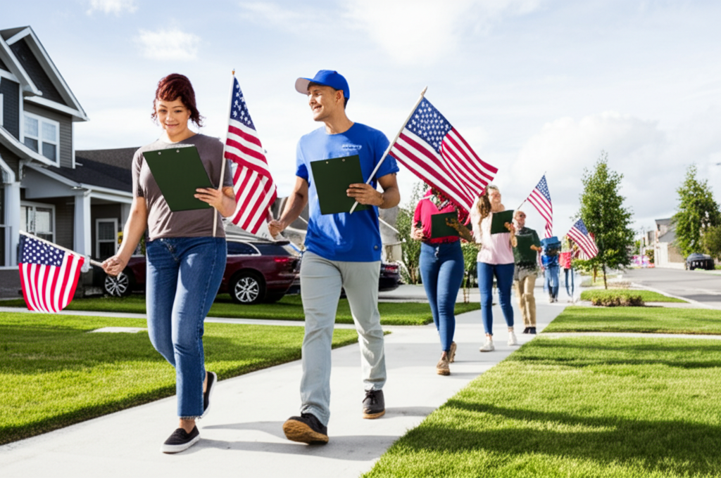Campaign volunteers